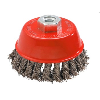 Perie sarma cupa cu fir rasucit 65 mm Topex 57H581TOP Perie sarma cupa cu fir rasucit 65 mm Topex 57H581TOP