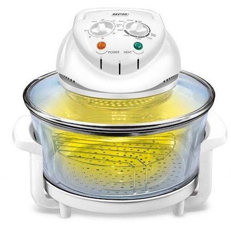 Cuptor cu halogen MPM, MKO-02,Putere 1400W, Capacitate mare 12 Litri, Stativ, Curatare automata