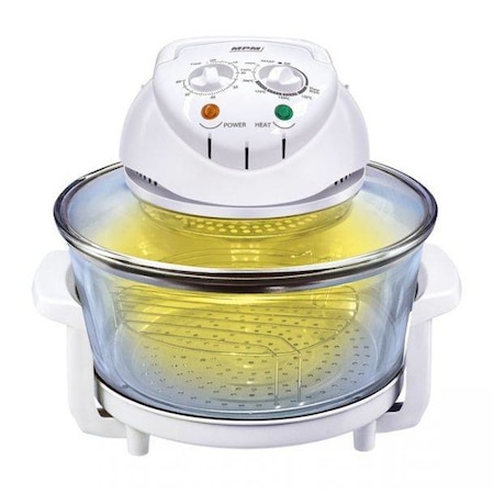 Cuptor cu halogen MPM MKO-01,Putere 1400W, Capacitate mare 19 Litri, Stativ