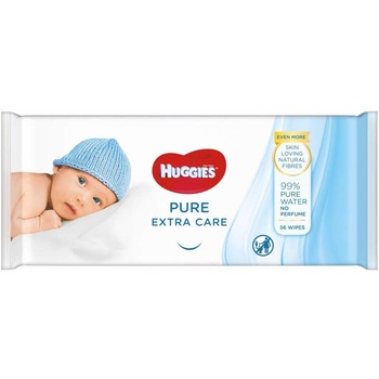 Servetele umede Huggies Pure Extra Care, 56 buc Servetele umede Huggies Pure Extra Care, 56 buc