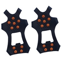 Crampoane antialunecare, pentru zapada/gheata, marime L/XL (43-47), Negru