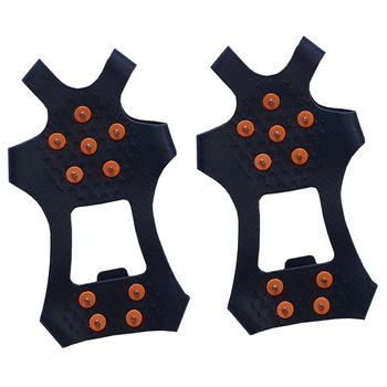 Crampoane antialunecare, pentru zapada/gheata, marime L/XL (43-47), Negru Crampoane antialunecare, pentru zapada/gheata, marime L/XL (43-47), Negru