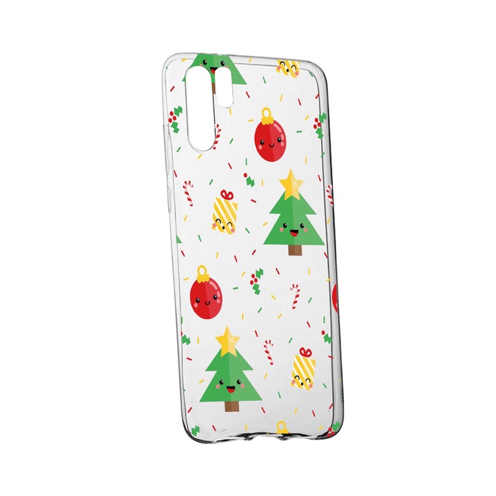 Коледен защитен калъф за Huawei P30 Pro, износоустойчив, противоплъзгащ, премиум силикон, 309