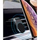 Магнитна стойка PlanetPhone, За вентилационна решетка, Поставка за кола, Универсална, Черен