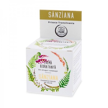 Crema de fata hidratanta Sanziana, Prisaca Transilvania, 30 ml Crema de fata hidratanta Sanziana, Prisaca Transilvania, 30 ml