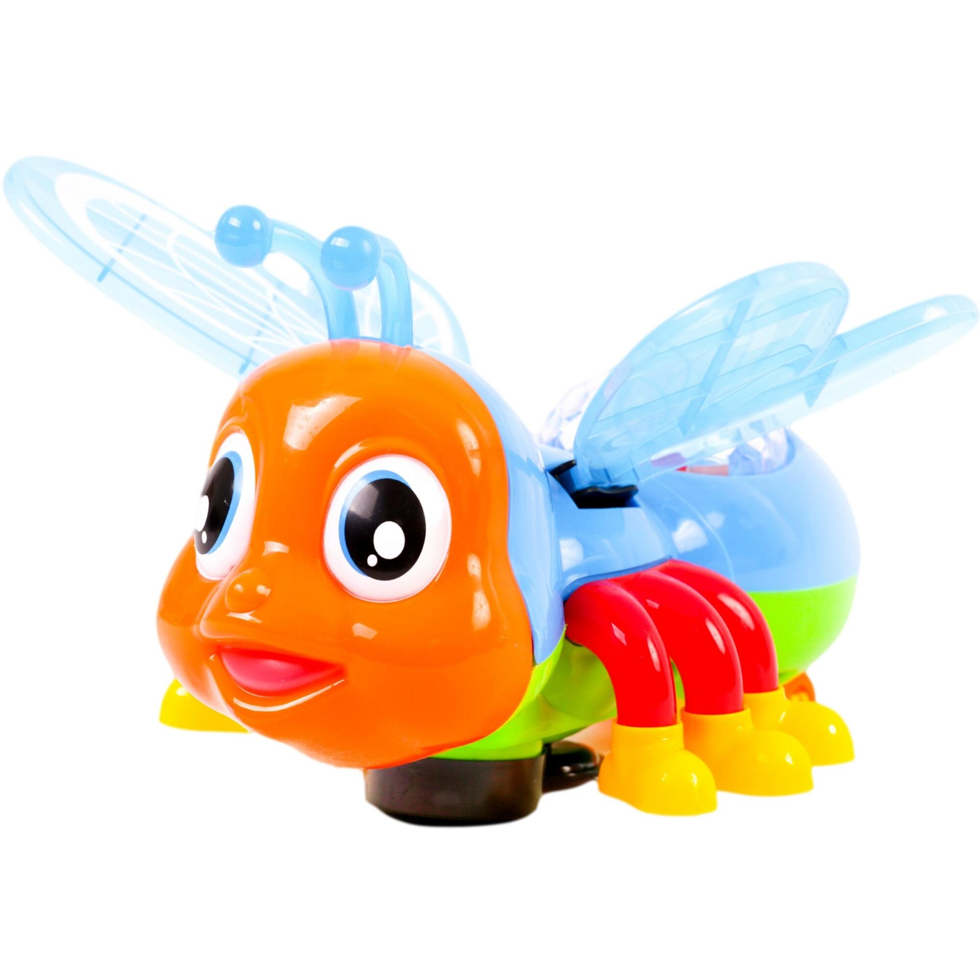 Jucarie interactiva Albinuta, Cu Lumini, Muzica si Miscare, include Holograma Colorata