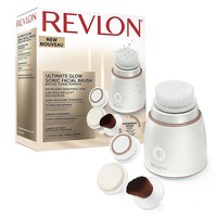 Perie electrica pentru fata REVLON Ultimate Glow Sonic RVSP3538E, vibratii sonice, 4 capete