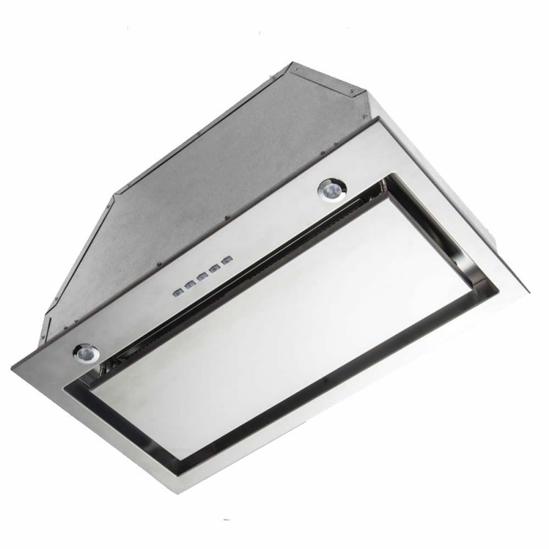 Hota incorporabila Smart Fix EOS 52 cm, putere de absortie 710 mc/h, 1 motor, 4 trepte de viteza, Inox