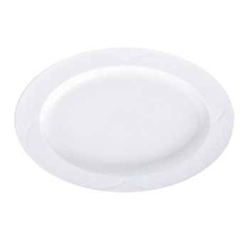 Platou oval din portelan Colectia SATURN, Gural, 34 x 24 cm, 017618 Platou oval din portelan Colectia SATURN, Gural, 34 x 24 cm, 017618