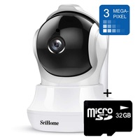 baby monitor video srihome sh020 rotire motorizata vedere noaptea detectare umana comunicare bi-directionala alb imagen 16_0_
0