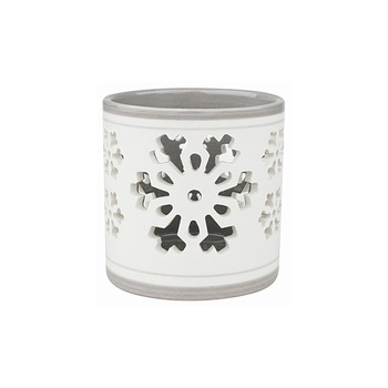 Suport ceramic pentru lumanare - fulg, 7.8 cm Suport ceramic pentru lumanare - fulg, 7.8 cm