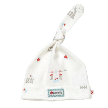 Caciulita ajustabila “decor de iarna”, bumbac organic, multicolor, bebe 6 - 12 luni Caciulita ajustabila “decor de iarna”, bumbac organic, multicolor, bebe 6 - 12 luni