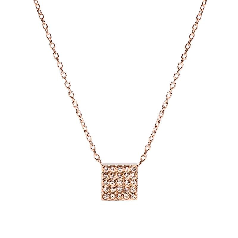 Colier Fossil Vintage Glitz JF02261791, Rose gold