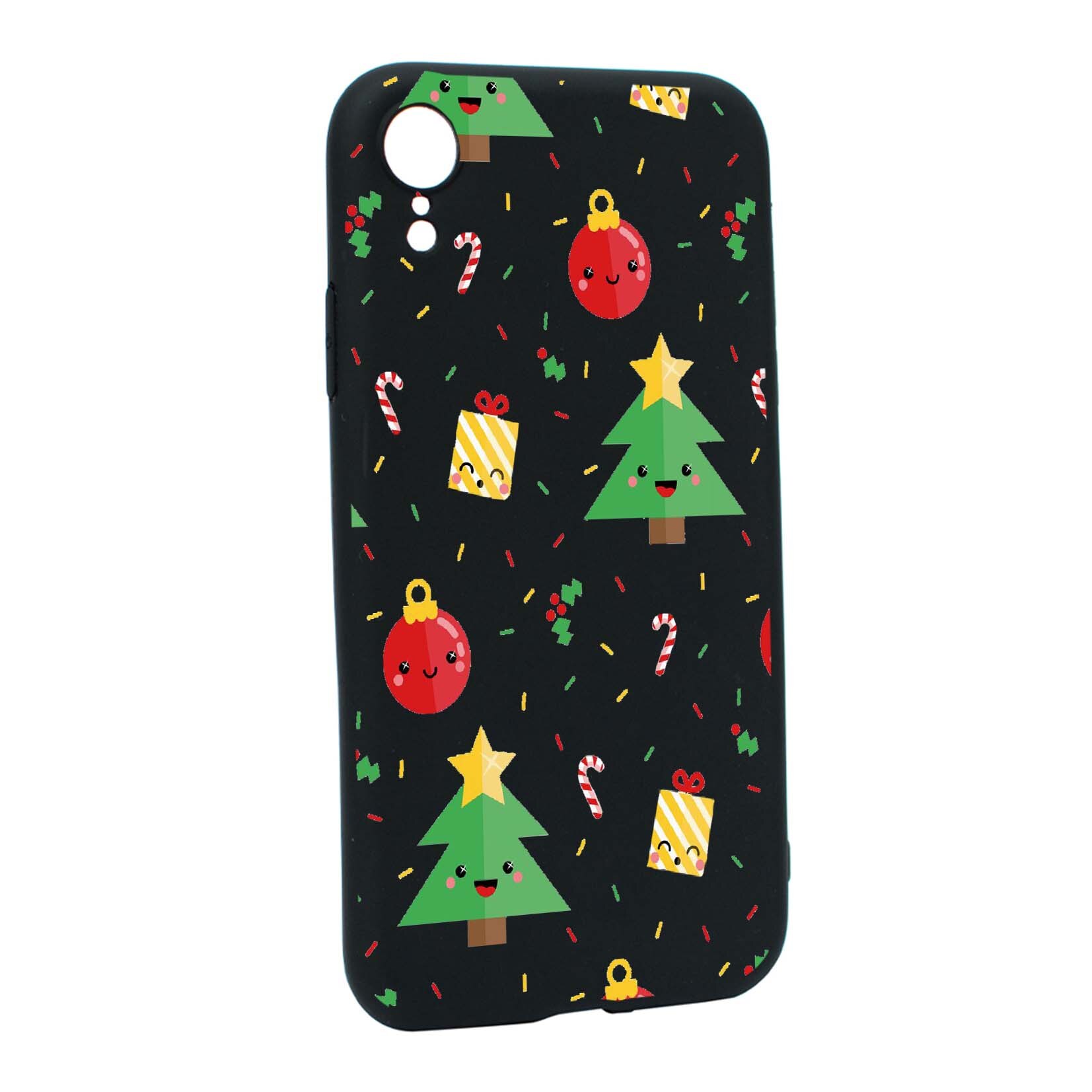 Husa de protectie Craciun, Christmas pentru Apple iPhone XR, rezistenta la uzura, anti-alunecare, din silicon Premium, B309