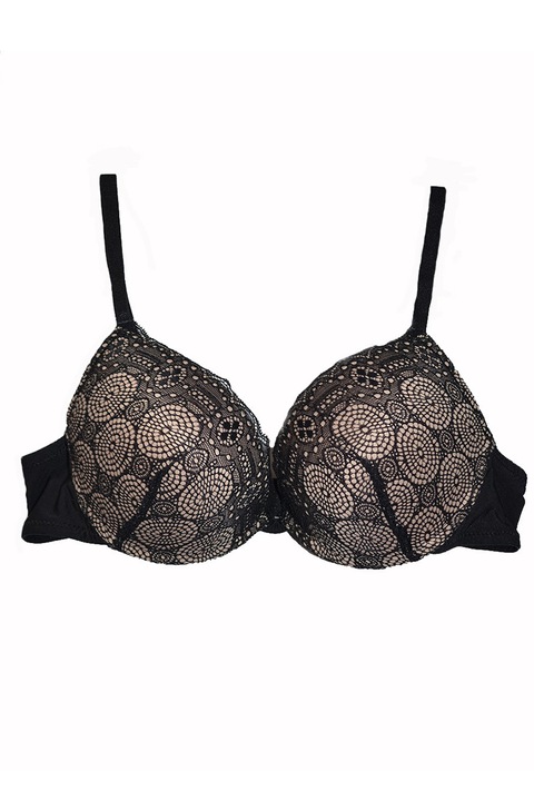 Infiore Mathilde csipkés formázott push-up melltartó 0063, fekete, 2-70B