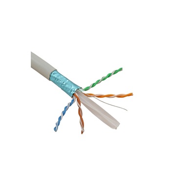 Cablu FTP, cat 6E, CUPRU 100%, manta LSZH 305m - ELAN Cablu FTP, cat 6E, CUPRU 100%, manta LSZH 305m - ELAN