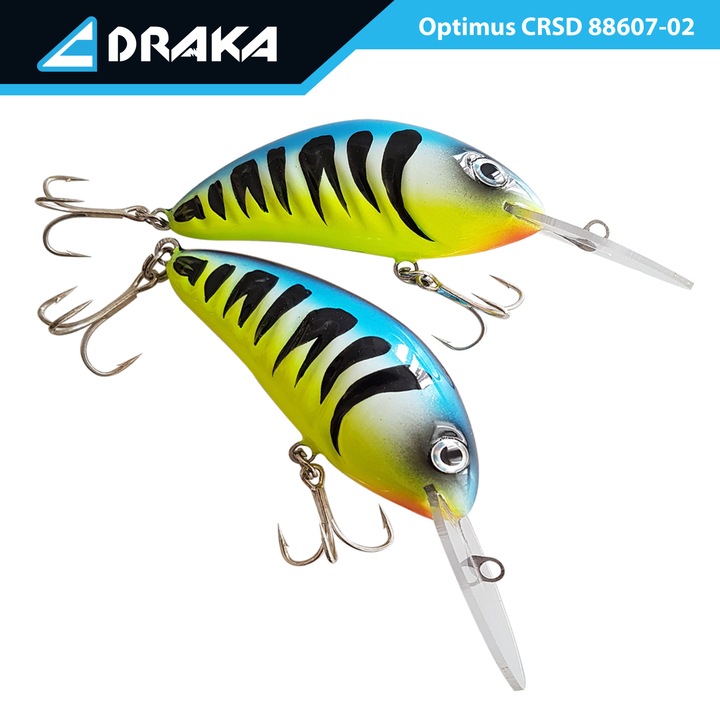 Wobbler Draka „Optimus” CRSD, 9cm. -5 m., lopata de plastic