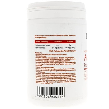 Supliment alimentar Atingeti pudra Acerola (Vitamina C naturala) 250 g Supliment alimentar Atingeti pudra Acerola (Vitamina C naturala) 250 g