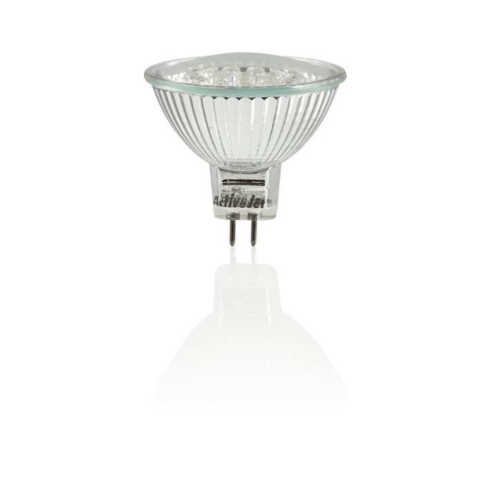 Bec LED ActiveJet AJE-2153R, GU5.3, 1.7W, lumina rosie