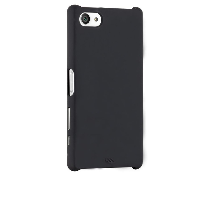 Поликарбонатов кейс CaseMate Barely There за Sony Xperia Z5 Compact, Черен
