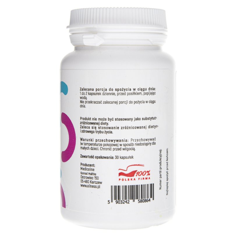 Supliment alimentar Aliness Lactoferrin LFS 90% 100 mg - 60 capsule
