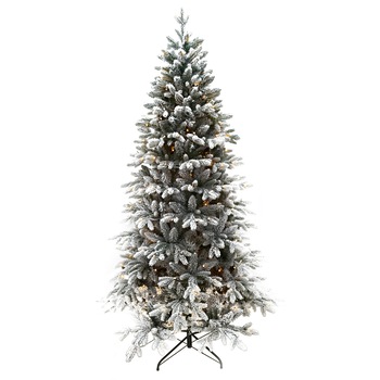 Brad artificial de Craciun cu zapada, Hoff, 230 LED-uri cu lumina calda, 180 cm, verde cu alb Novatim Brad artificial de Craciun cu zapada, Hoff, 230 LED-uri cu lumina calda, 180 cm, verde cu alb Novatim