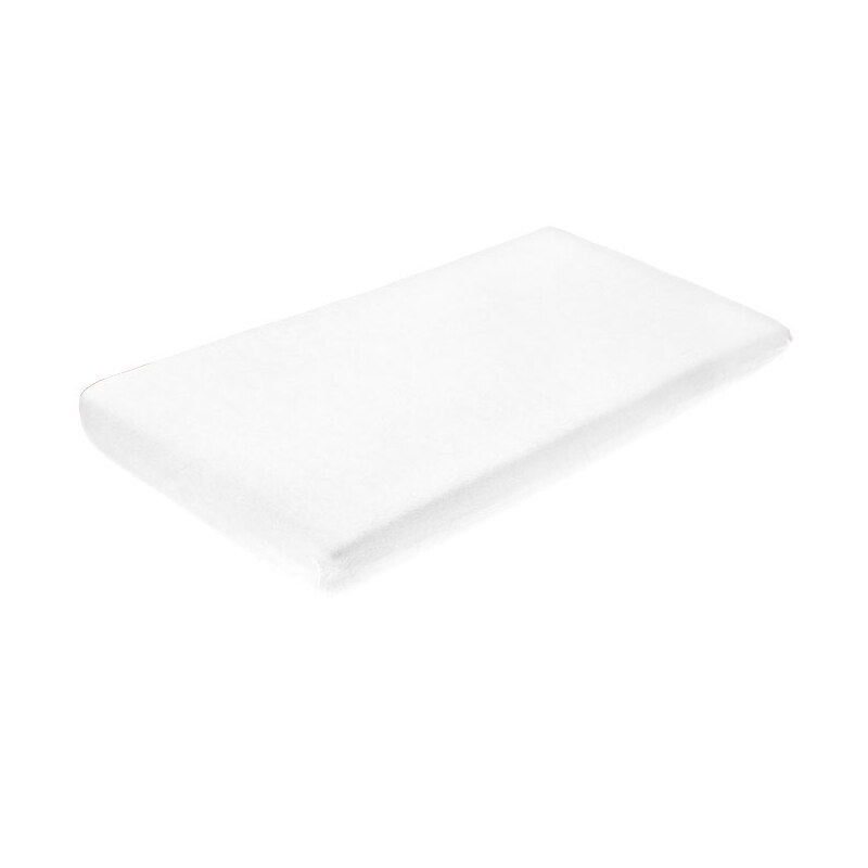 Cearceaf cu elastic pentru saltea 120 x 60 cm 526703, Alb