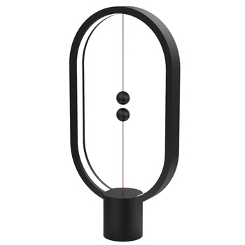 Lampa LED Allocacoc Heng Balance Lamp Ellipse, USB Type-C, 5W, 50 lm, 1A 5V, lumina calda, Negru Lampa LED Allocacoc Heng Balance Lamp Ellipse, USB Type-C, 5W, 50 lm, 1A 5V, lumina calda, Negru