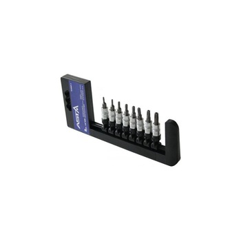 Set bit torx cu locas 1/4 t8-t40 8 piese Set bit torx cu locas 1/4 t8-t40 8 piese