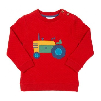 Pulover baieti, Kite, Tractor, Rosu Pulover baieti, Kite, Tractor, Rosu