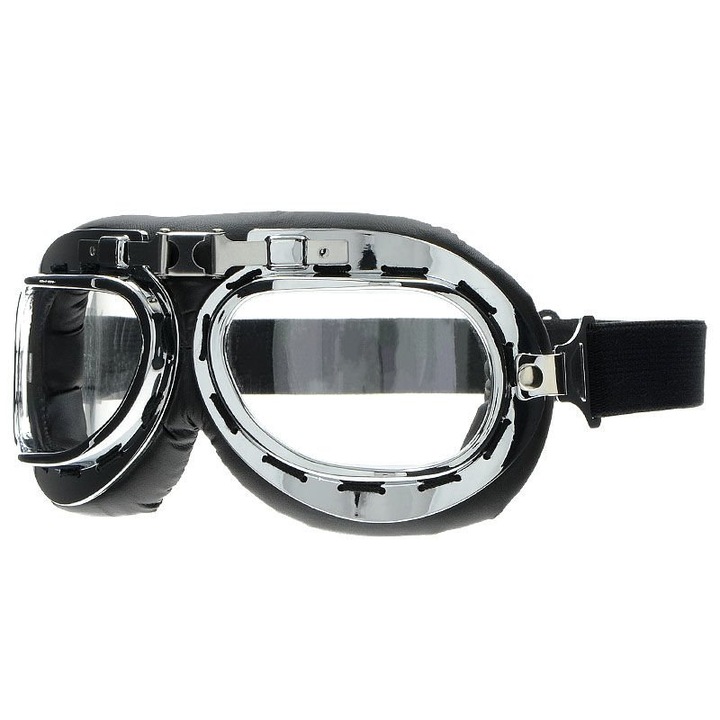 Ochelari de protectie Mil-Tec pentru aviatie Raf Aviator Chrome (ABS)