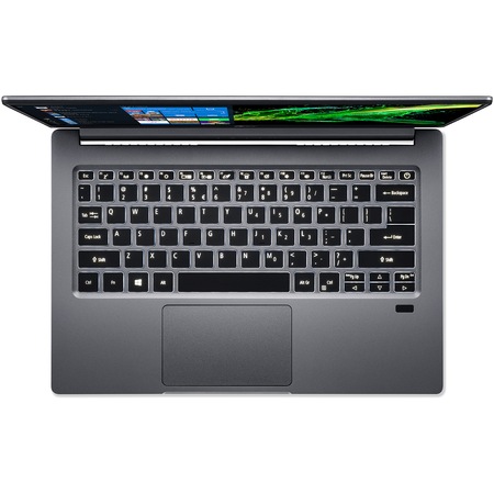 Laptop ultraportabil Acer Swift 3 SF314-57-34C8 cu procesor Intel® Core™ i3-1005G1 pana la 3.40 GHz, 14", Full HD, IPS, 8GB, 512GB SSD, Intel UHD Graphics, Windows 10 Home, Steel Gray