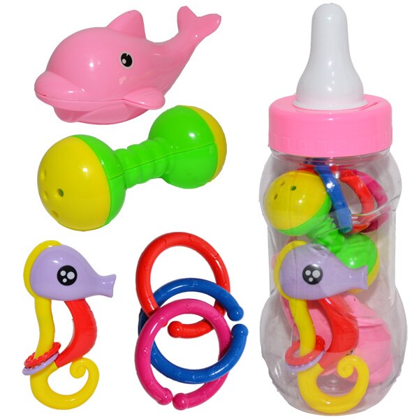 Zornaitori in biberon, 4 buc/set