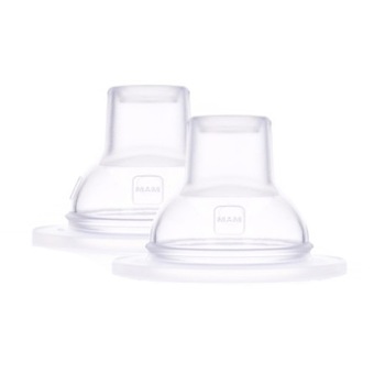Set 2 tetine tip cioc din silicon MAM 391231, Transparent 4+ luni Set 2 tetine tip cioc din silicon MAM 391231, Transparent 4+ luni