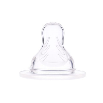 Tetina din silicon MAM 640414, Transparent 4+ luni Tetina din silicon MAM 640414, Transparent 4+ luni