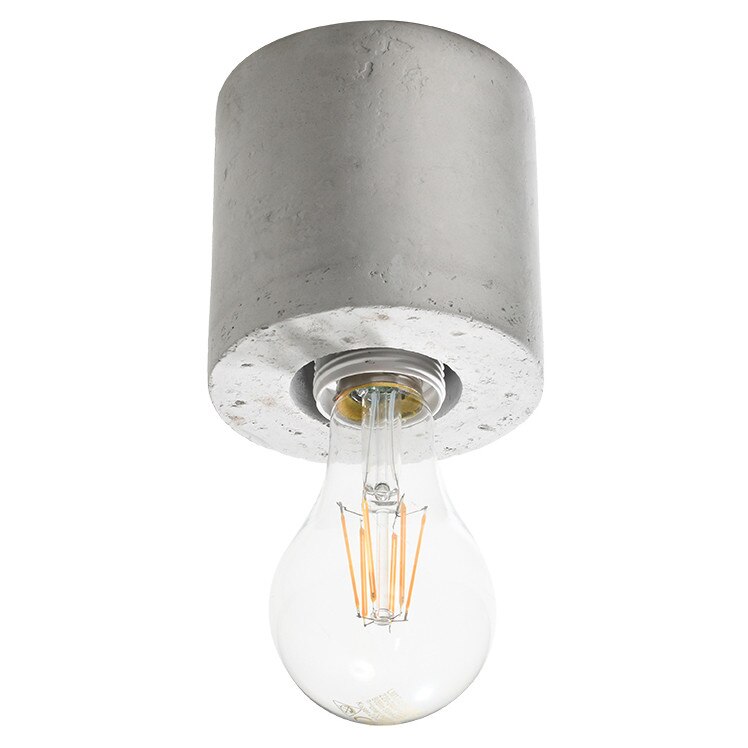 Plafoniera Sollux Lighting Salgado E27,60W, Modern Design, Gri