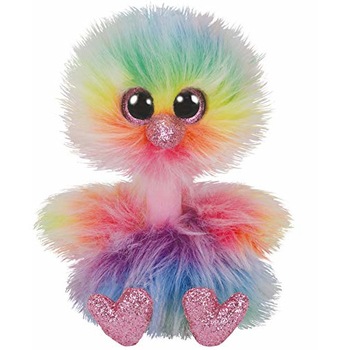 Plus strutul pastel ASHA, Ty, 24 cm Plus strutul pastel ASHA, Ty, 24 cm