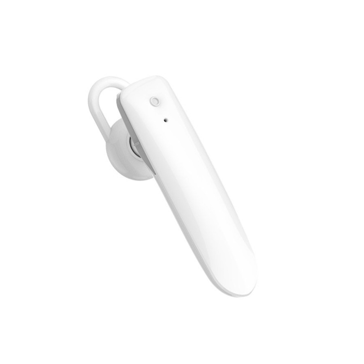 Bluetooth слушалки, първокласно качество, Bluetooth 5.0, бели, HUR-BBL5058