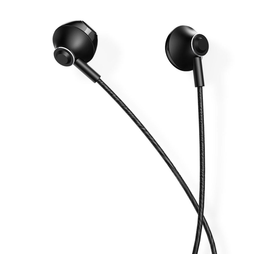 Casti audio, Remax, RM-711, Negru, In-Ear, Mini jack 3,5 mm, Microfon incorporat, Telecomanda