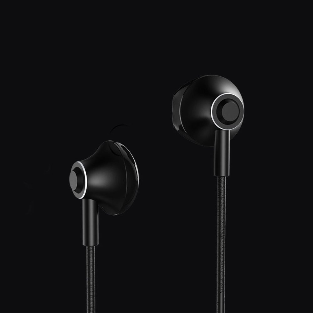 Casti audio, Remax, RM-711, Negru, In-Ear, Mini jack 3,5 mm, Microfon incorporat, Telecomanda