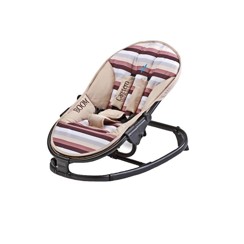 Scaun balansoar 46 x 64,5 x 16 cm pentru bebelusi Caretero Boom 12790MA, Maro