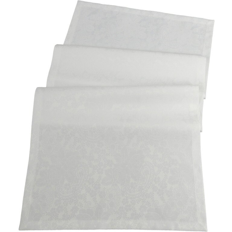 Fata de masa Sander Basics Bergamo 150x250cm, 30 Alb