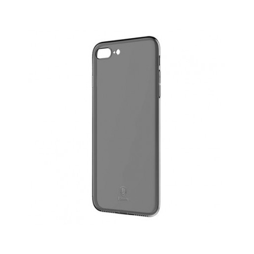 Husa subtire din TPU Baseus, usoara si protectiva, iPhone 8 Plus/7 Plus, negru transparent