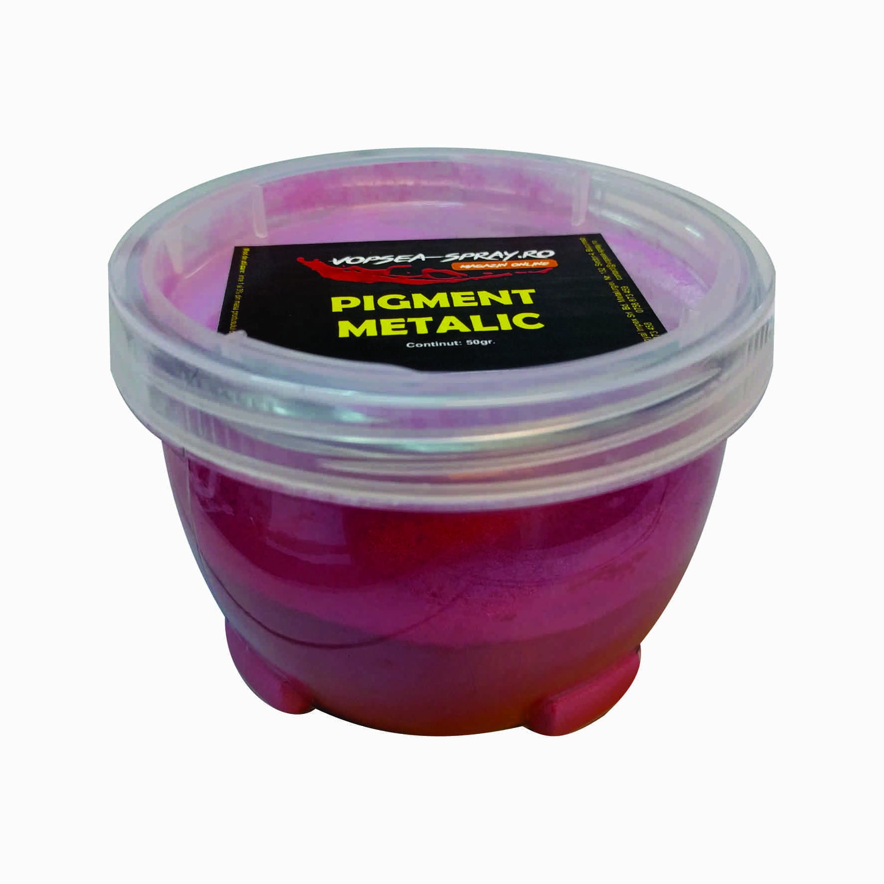 Pigment Metalizat Roz Light Red Vopsea Spray 50 Grame