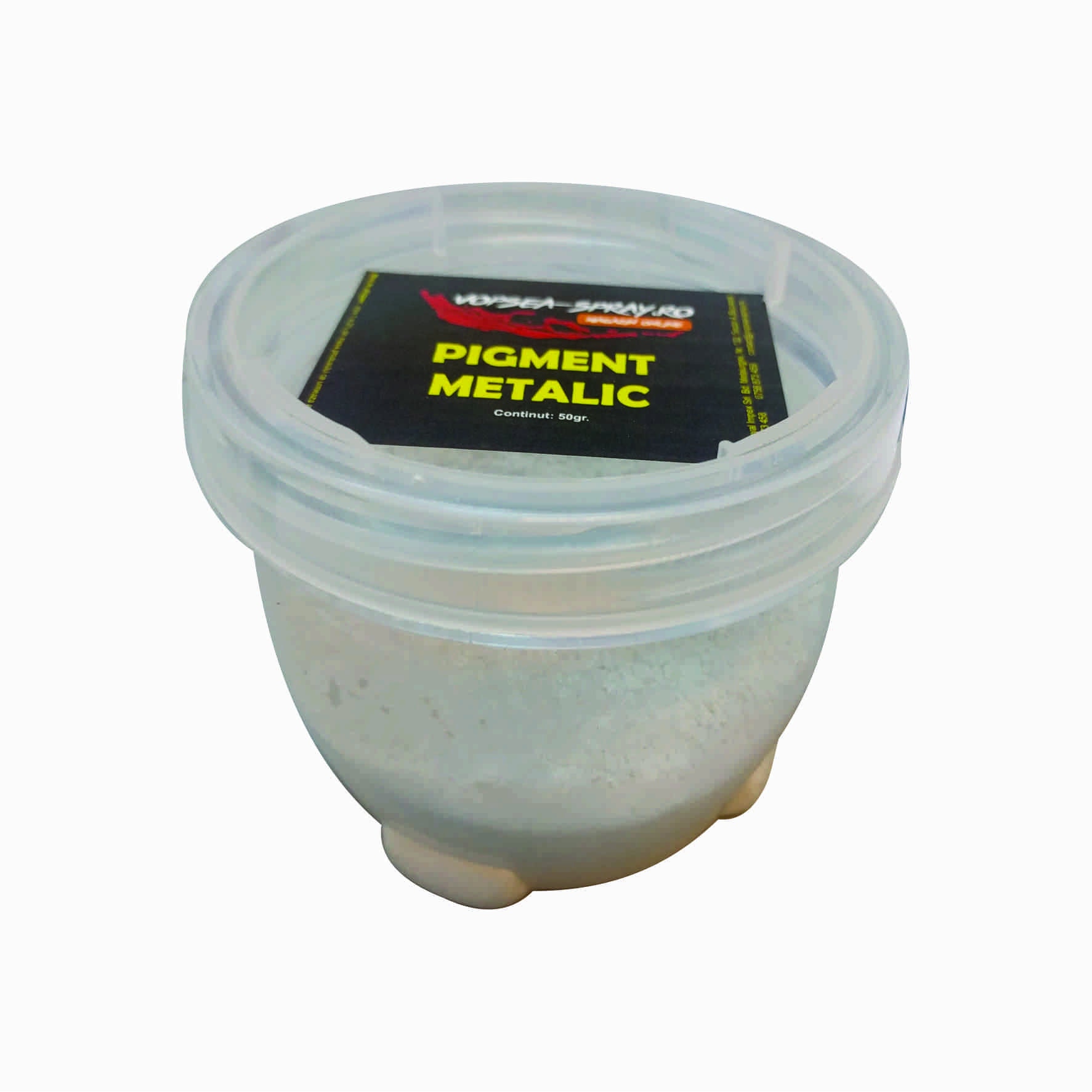 Pigment Metalizat Alb Vopsea Spray 50 Grame