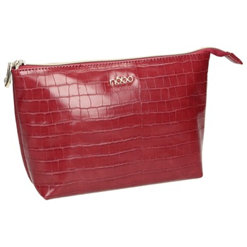 Geanta pentru cosmetice din piele ecologica, Nobo, Rosu Geanta pentru cosmetice din piele ecologica, Nobo, Rosu