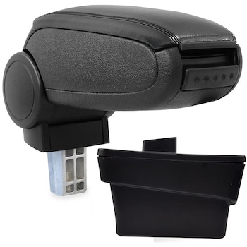 Cotiera Skoda Octavia 3 III (11.2012-) marca aVr - negru piele ecologica Cotiera Skoda Octavia 3 III (11.2012-) marca aVr - negru piele ecologica