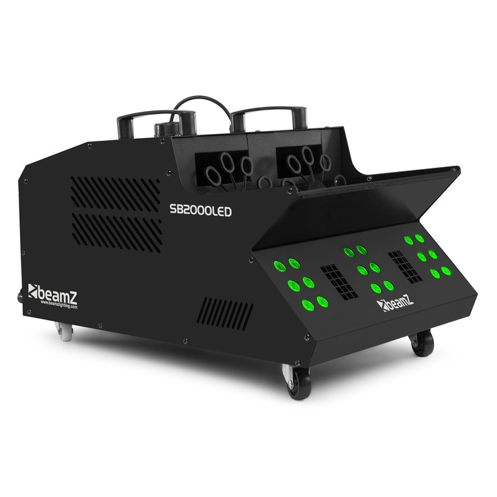 Masina de fum si baloane, 2000W, 1.35L, DMX, LED, BeamZ SB2000LED