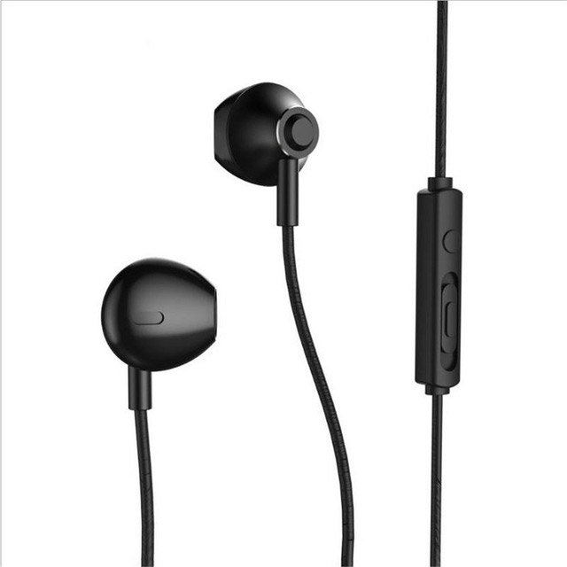 Casti audio, Remax, RM-711, Negru, In-Ear, Mini jack 3,5 mm, Microfon incorporat, Telecomanda