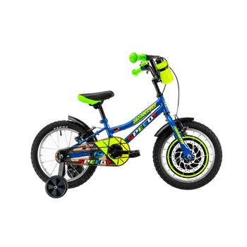 Bicicleta Copii Dhs 1603 Albastru 16 inch Albastru Bicicleta Copii Dhs 1603 Albastru 16 inch Albastru